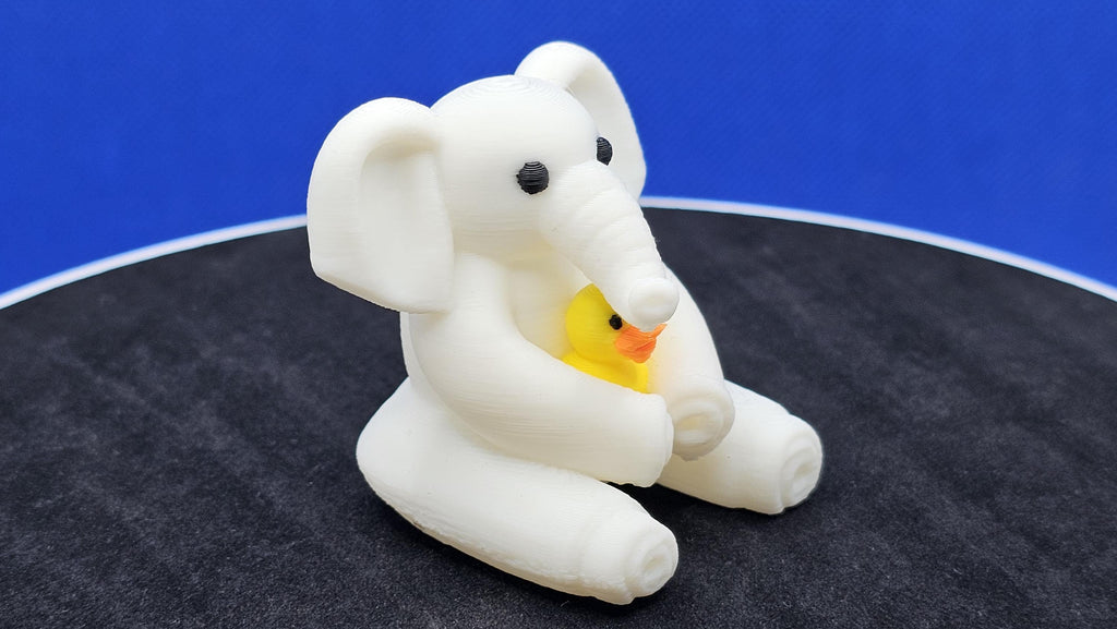 Towel Animal Elephant Holding a Duck – Cute Cruise‑Style 3D Printed Display