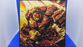 Red Rage Titan Lithograph – 8×8 PLA Art with Frame & Stand