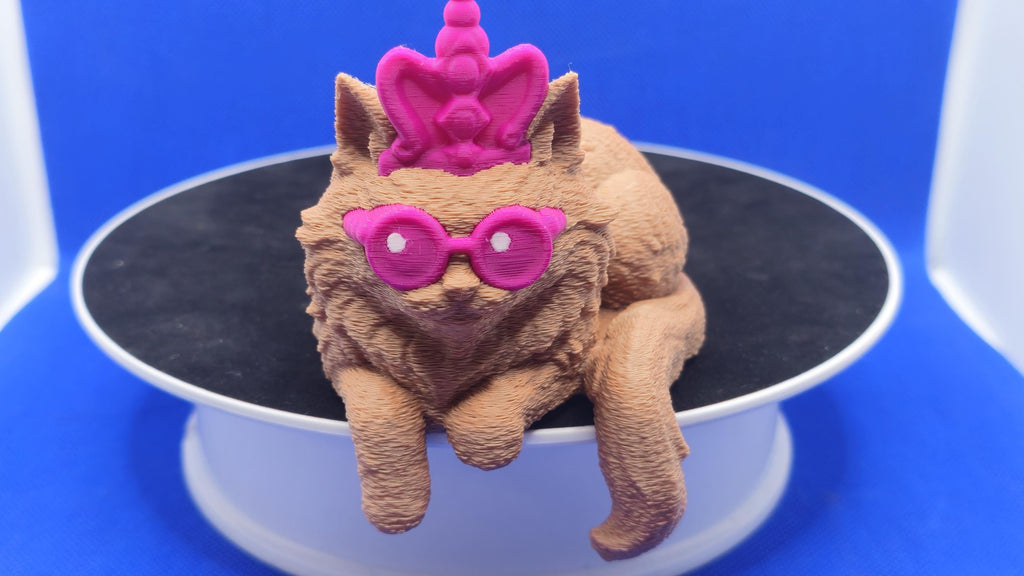 Princess Donut Bookshelf Buddy • Fantasy Reader Gift • 3D Printed Dungeon Crawler Inspired Decor