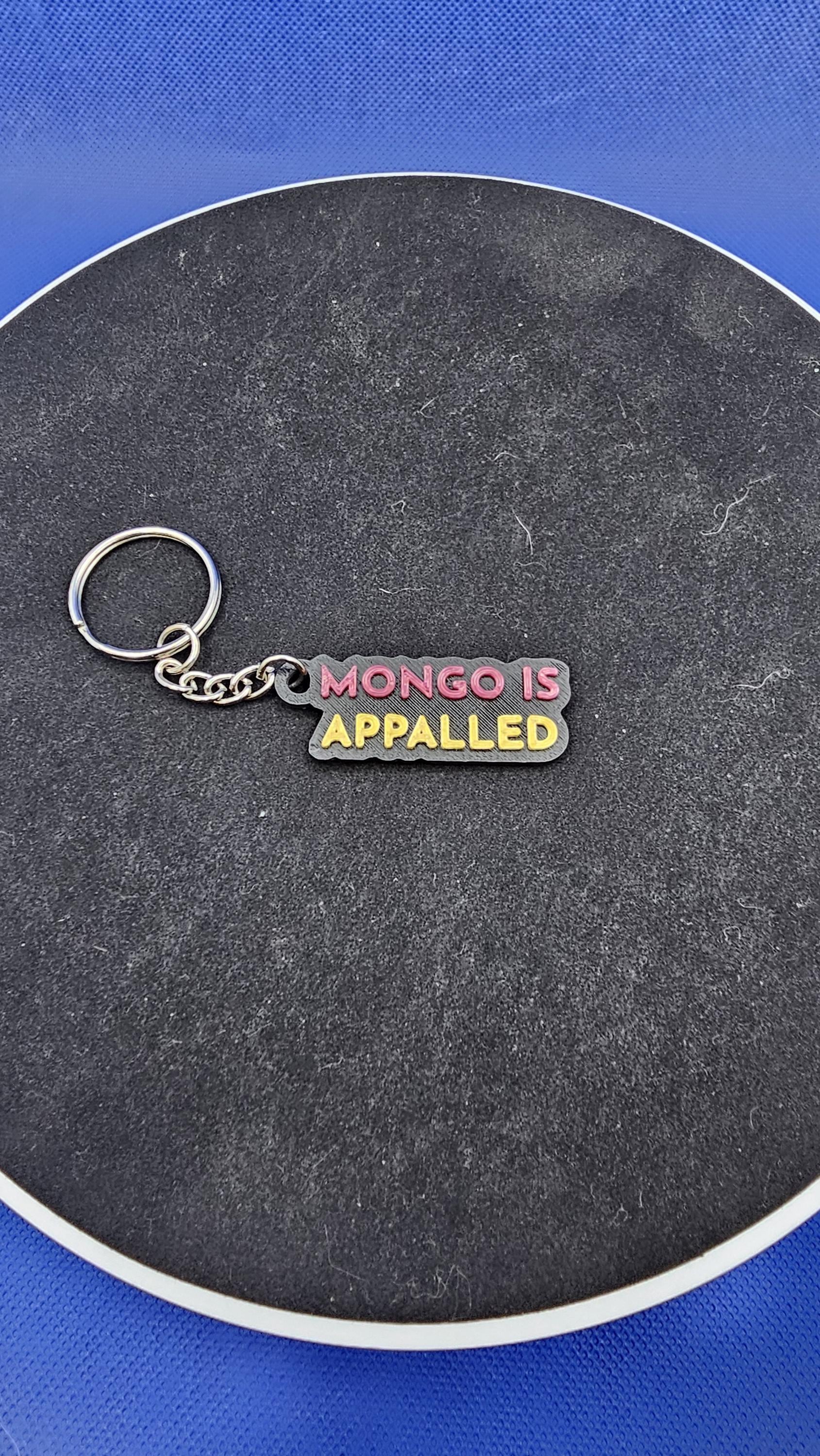 Dungeon Crawler Carl Quote Keychain – “Mongo is Appalled” – Keychain – Fantasy Book Gift
