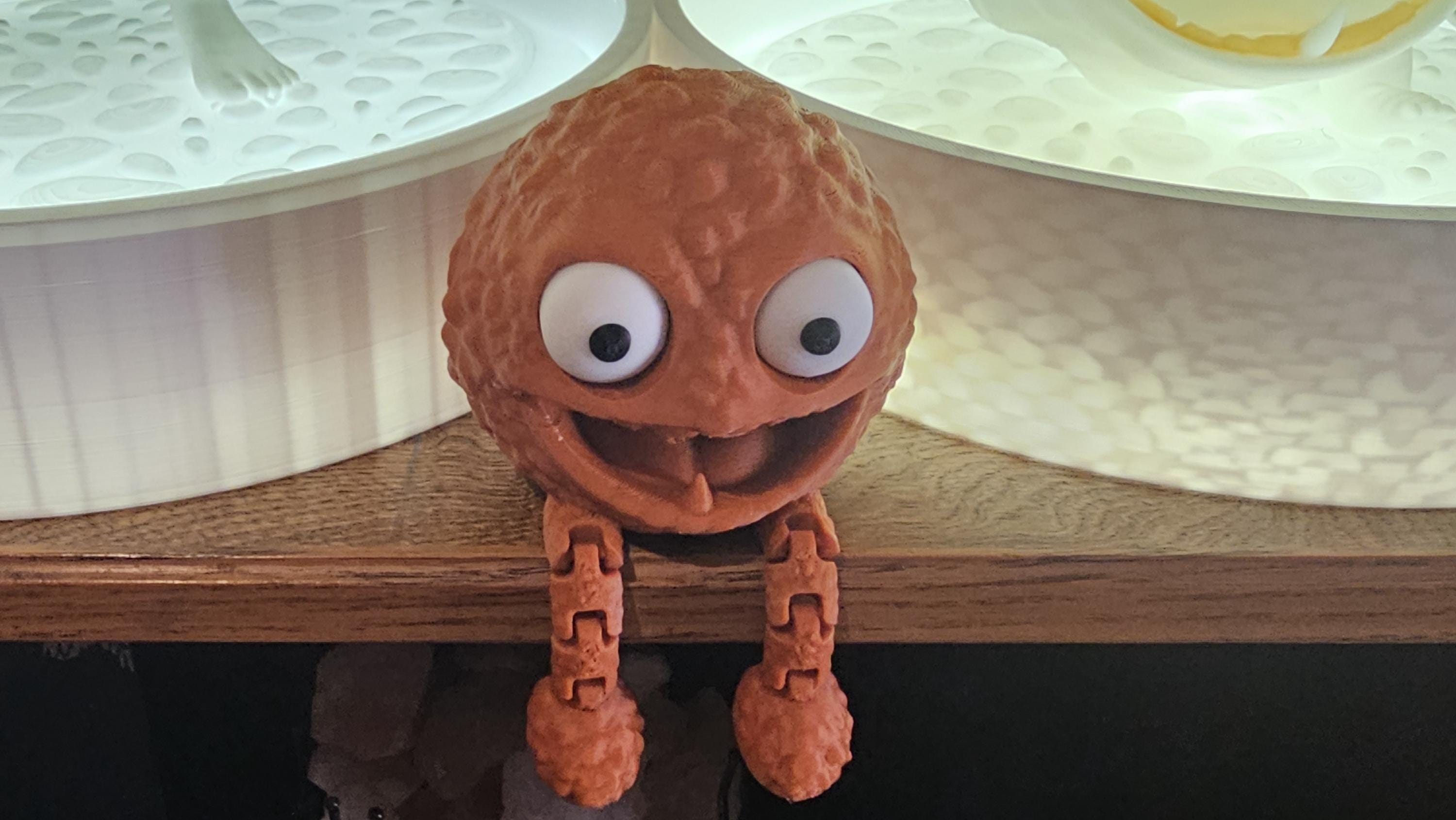 Ren the Tummy Acher Shelf Buddy • Articulated Legs • 3D Printed Fantasy Figurine • Dungeon Crawler Inspired Collectible