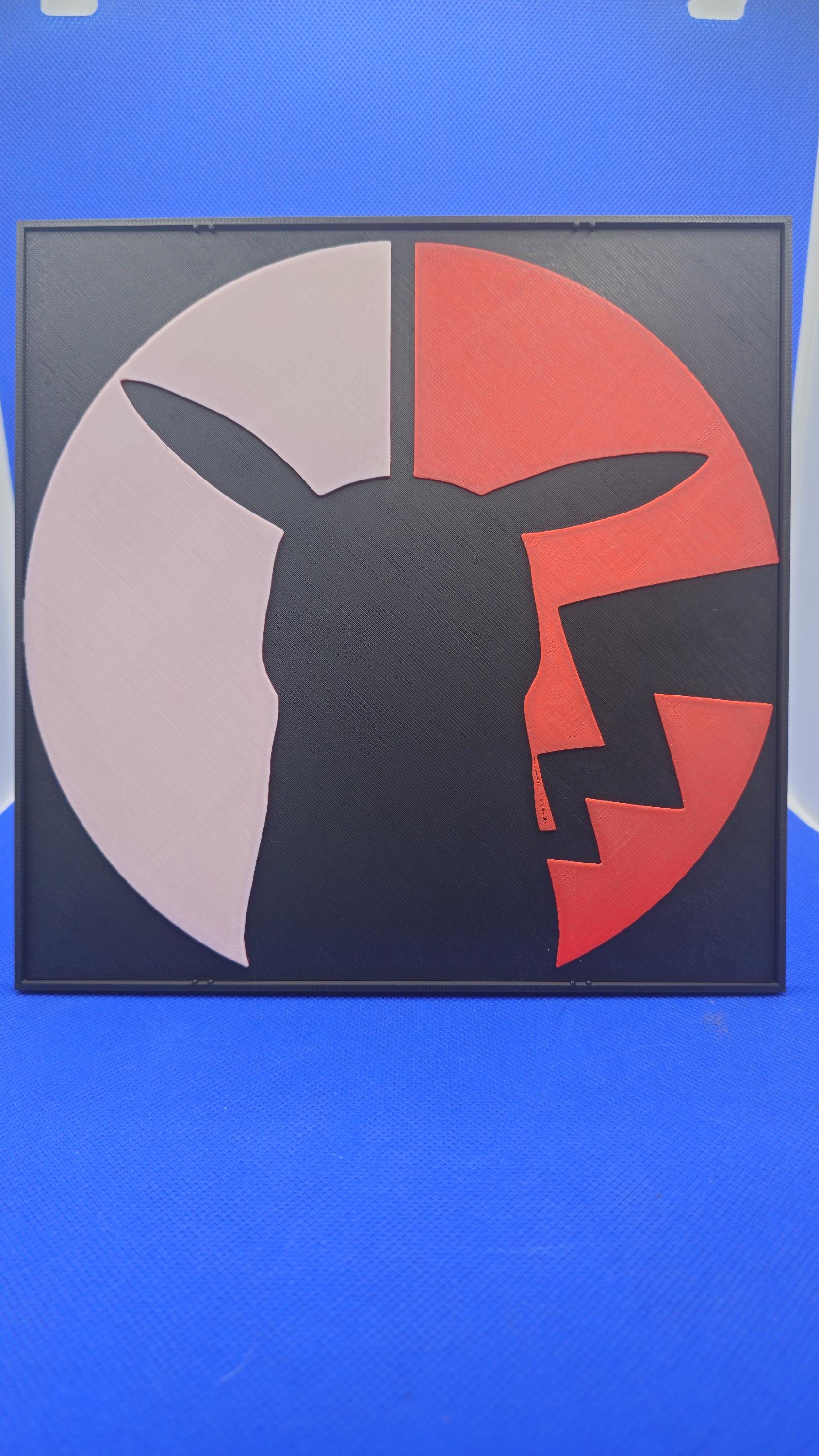 Pikachu Silhouette Lithograph – 8×8 PLA Art with Frame & Stand