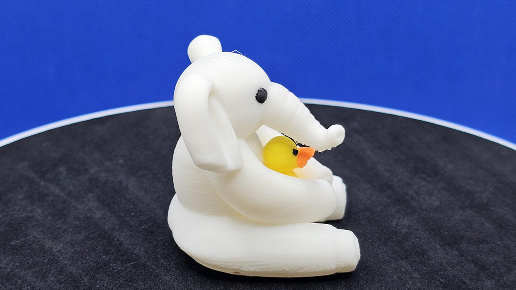 Towel Animal Elephant Holding a Duck – Cute Cruise‑Style 3D Printed Display