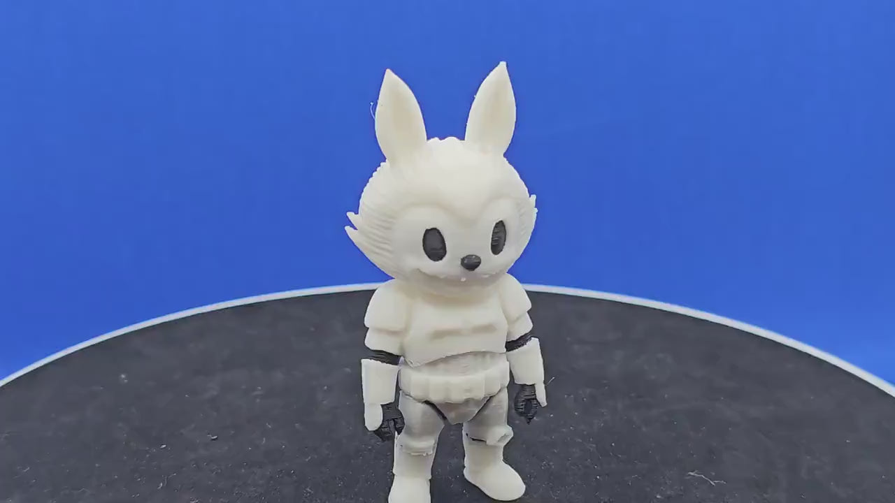 Labubu-Style Stormtrooper Miniature Figure • Chibi Armor Collectible Toy