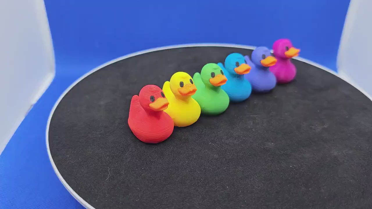 Tiny 3D Printed Ducks • PLA Cruise Hide & Seek Toys (5 Pack)