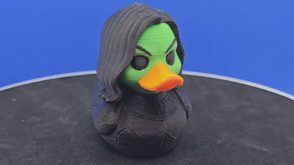 Gamora-Style Duck • 3D Printed Space Warrior Collectible • Cruise Duck Toy