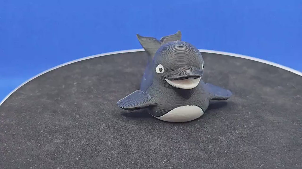 Orca Duck Mini Figurine | Alaska Cruise Duck Hunt | 3D Printed Killer Whale | Cute Cruise Gift | Cabin Door Surprise | Collectible Mini