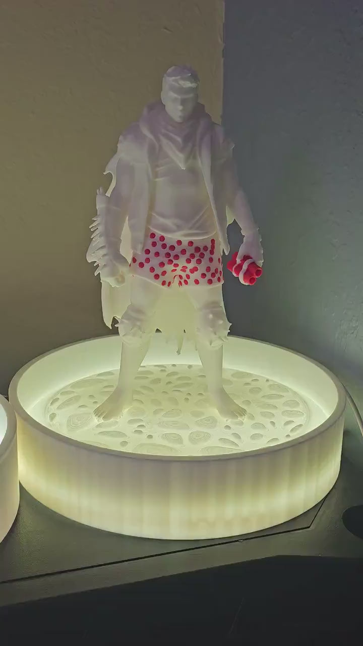 Dungeon Crawler Carl Figurine • Bottom-Lit Statue • 3D Printed Collectible (LED Base)
