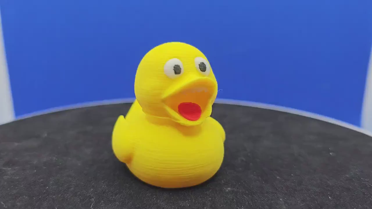 Screaming Duck, 3D Printed Chaos Energy Mini Duck, Funny Surprise Toy