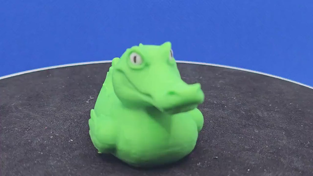 Alligator Duck • Cute Gator‑Style Mini Duck • 3D Printed Cruise Duck • Green Animal Collectible • Fun Cruise Gift