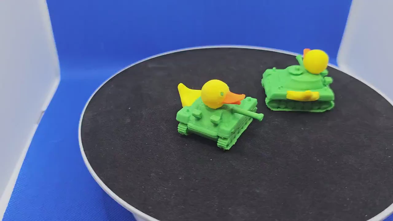 3D Printed Chibi Duck Tank – Cruise Hide-and-Seek Toy Gift