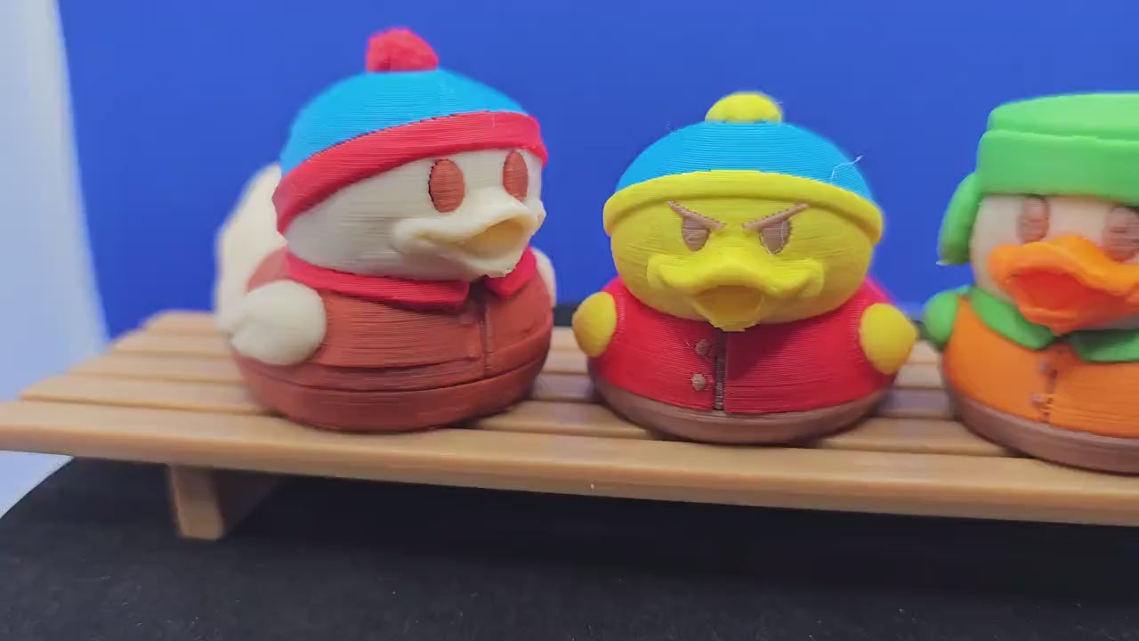 Kyle-Inspired Mini Duck Toy for Cruise Duck Hunts, Collectible Character Figure