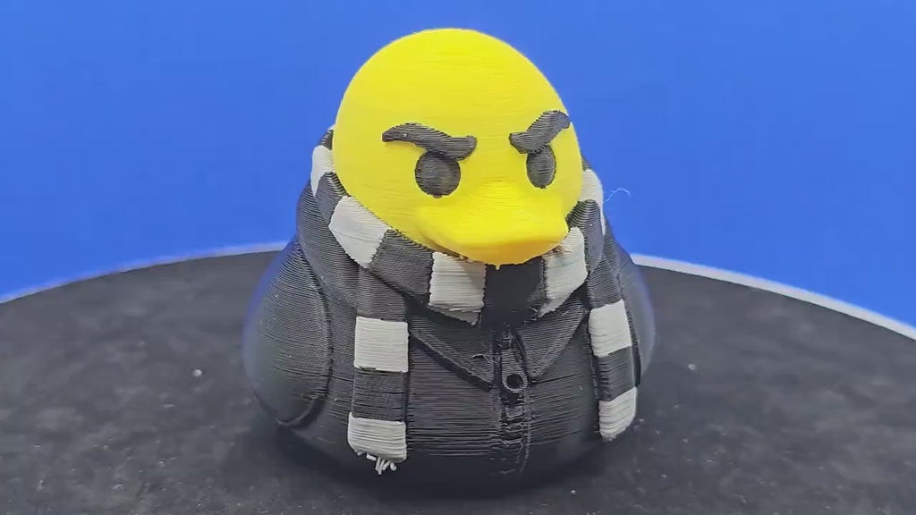 Gru‑Style Duck • Mini Villain Parody Cruise Duck • 3D Printed Collectible