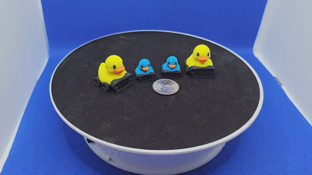 3D Printed Jeep Ducks • Mini Cruise Duck Adventure Toy • Hide & Find Cruise Collectible
