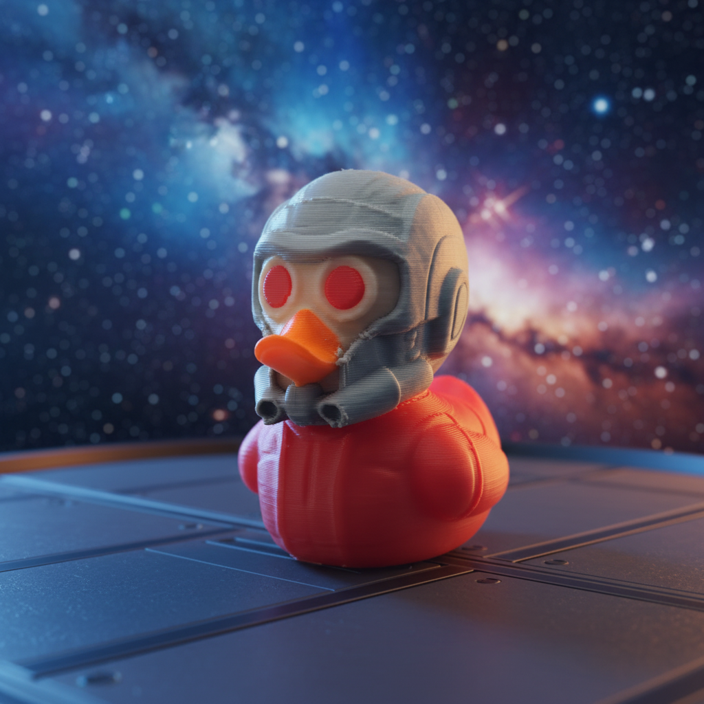 Star Lord Duck Figurine